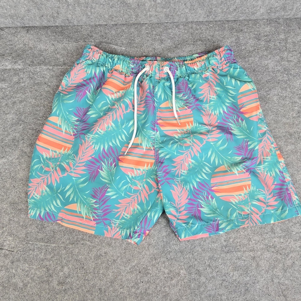 Boardies Apparel Shorts Mens‎ Large Multicolor Tropical Swim Trunks Quick Dry